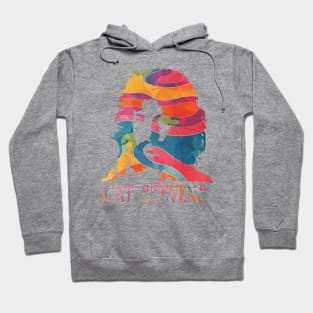 cat stevens psychedelic graphic Hoodie
